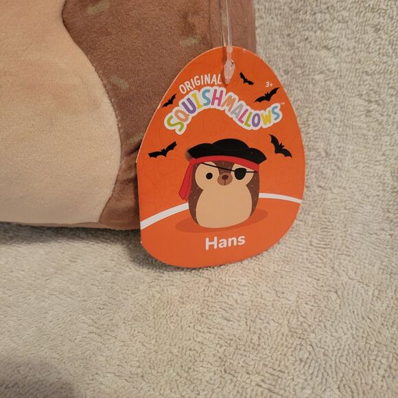 Squishmallows Halloween Squad Hans the Hedgehog in a Pirate Costume 8" NWT - Picture 2 of 6